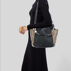 Jimmy Choo Studded Anna Hobo